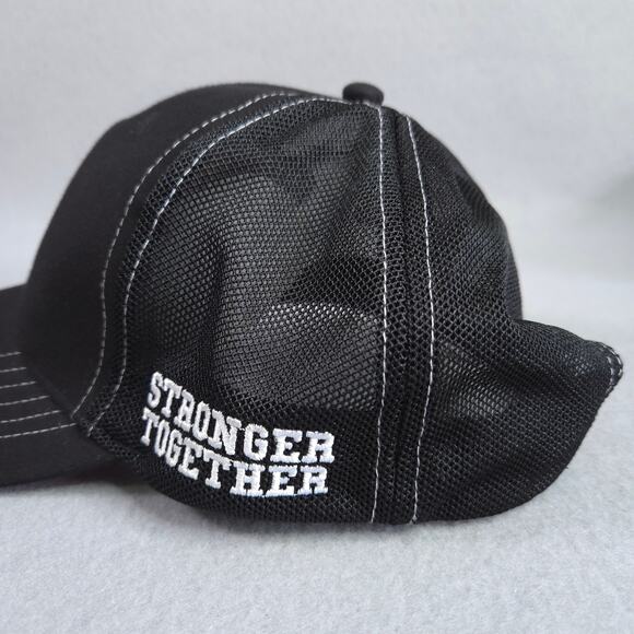TSC Tractor Supply Co Stronger Together Strapback Hat Mesh Black Cap - Picture 5 of 8